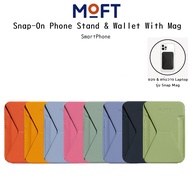 Moft Snap-On Phone Stand &amp; Wallet ขาตั้งและที่ใส่บัตรเกรดพรีเมี่ยม สำหรับ iPhone12/13/14Series (ของแท้100%)