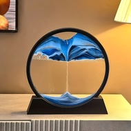 Dynamic Quicksand Glass Dome - Moving Sand Art for Home & Office Decor Perfect Christmas Gift and Ar