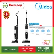 (NEW) MIDEA MVC-X8 / MVC-X6 Wet & Dry Cordless Vacuum Cleaner With Self-Cleaning Function Penyedut H