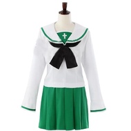 【Upgrade Your Style】 2021 Girls Und Panzer Oarai Girls High School Sailor School Anime Cosplay Costu