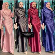 ELVINA SATIN MATTE DRESS