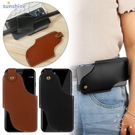 SSUNSHINE Cellphone Bum Bags Retro Wallet PU Leather Waist Bag