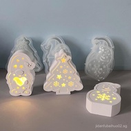 3D Silicone Mold Christmas Shape，6Pieces3D Silicone Mold Christmas House Shape Silicone Mold Christm