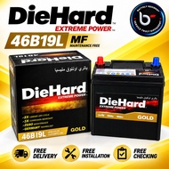 Installation Provided NS40ZL 46B19L DIEHARD MF Car Battery Bateri Kereta City Bezza Myvi Kancil Keli