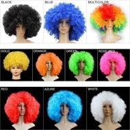 Curly Afro Wigs Disco Men Women Fancy Dress Synthetic Hair Extensions