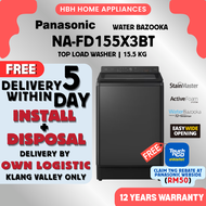 [FREE BASIC INSTALL] Panasonic NA-FD155X3BT 15.5kg Powerful Clean & Convenient Top Load Washing Mach