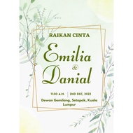 Video Kad Kahwin Digital: DESIGN 2-E-Kad Video Undangan Perkahwinan/ Pertunangan / Akikah - E-Card W
