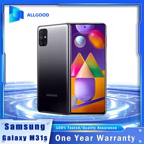Original Samsung Galaxy M31s 4G LTE 6.5" Super AMOLED 6GB RAM 128GB ROM 64MP Quad Camera Android Dua