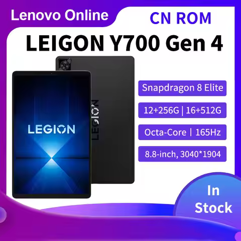 CN Lenovo Legion Y700 Tablet Gen 4 Snapdragon 8 Elite 165Hz LCD Screen 7600mAh Battery Android WiFi 