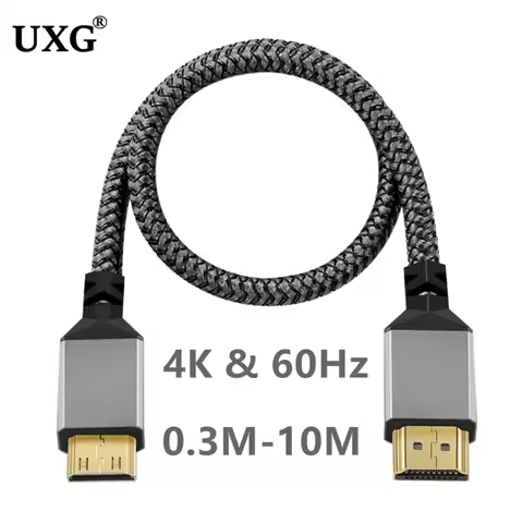 10M 0.3M 4K 60HZ Mini HD To HDMI-compatible Cable 3D High Speed HDMI Adapter Cable for Camera Monito