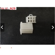 MALE plastic head 6P 2.8 - N29 (1 pack / 10 pieces)