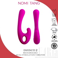 Nomi Tang Infiniti 2 Rechargeable Dual Stimulation Vibrator [Authorized Dealer]