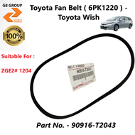 Toyota Fan Belt ( 6PK1220 ) - Toyota Wish ( 90916-T2043 )
