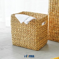 Informa Laia Storage Basket natural 31x24x30 cm Storage Basket Multipurpose Storage Box Bin Organize