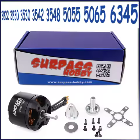 Surpass Hobby 2822 2830 3530 3542 3548 5055 5065 6345 Brushless Motor for RC Model Fixed-wing FPV Dr