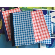 Checkered and horizontal notebook