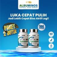 Albuminos Bio Gold - Snakehead Fish Extract Capsules Albumin 500 mg Curse To Dry Childbirth Wounds