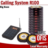 Round Buzzer 10 20 Large Pager Queue Restaurant Paging Calling System