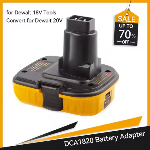 DCA1820 20V Battery adapter for Dewalt 18V Tools Convert for Dewalt 20V Lithium Battery DC9096 DE909