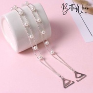 B 0162 Bra Strap Decorated With White Pearl Beads Bbetter4289