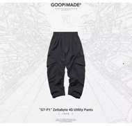 Goopi “G7-P1” Zettabyte 4D Utility Pants - Iron