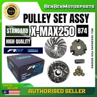 YAMAHA XMAX250 X MAX250 FRONT PULLEY SET ASSY MOVABLE DRIVE STD STANDARD X MAX PULLEY DEPAN +ROLLER 