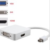 3 in 1 Mini Display Port to HDMI VGA DVI Adapter