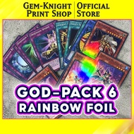 [Printing Post] Yugioh Deck - God Pack 6 - Rainbow Foil