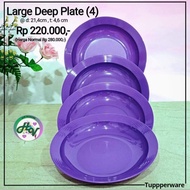 Tupperware Tupperware Large Deep Plate 4Pcs [08]