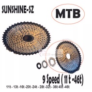 Sunshine Bicycle Sport Mtb Cassette 9 Speed (11t-46t )