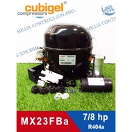 CUBIGEL COMPRESSOR MX23FBa  - 7/8 HP  / R404 (REPLACE CAJ2446)