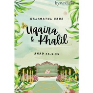 Kad Kahwin Digital | Wedding Invitation | E-Card | Kad Kahwin Motion (DESIGN 1)