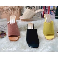 Glass Heel Shoes Size 36-45 Large Bigsize 3-Inch Heels Korean Style Silk Fabric Stretches To Fit The