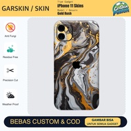 IPHONE Vinyl Skin 11 Gold Rush Anti-Scratch Protector Case | By Fusion | Code - U2CM