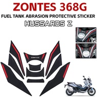 Motorcycle Tank Pad Sticker Scooter Fuel Tank rubber Protection For ZONTES 368G 368 G ZT 368G Zontes