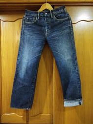 日本製 R by 45rpm 赤耳 貓鬚 水波紋 藍染 單寧 牛仔褲 養褲 極品
