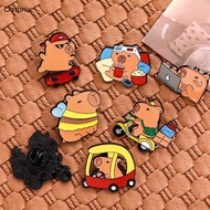 Oathnic Cuteness Capybara Brooch Adorable Animal Pin Stylish Lapel Pin Metal Texture Suitable for Ba