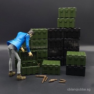 1/12Action figure scene accessory weapon box dam Military transport ammunition box6Inch7Action figur