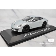 [Ready Stock] Porsche Original Factory Package 1/43 Porsche 911 carrera 4 gts Ice Blue Original Pack