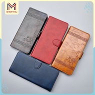 Sharp Aquos R5G, Aquos R6, Aquos R7 leather case, flip back cover with card slot