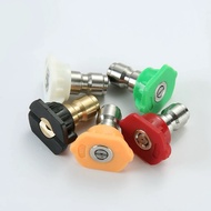 NOZZLE FOR WASHER GUN CONNECTER WATER JET 5 COLOR SET