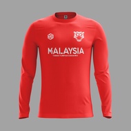 [READY STOCK] Malaysia ''Harimau Malaya" Jersey Red/White - LONGSLEEVE