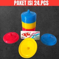 2 DOZEN KH BRAND PLASTIC CUPS KH BRAND COLORED PLASTIC CUPS