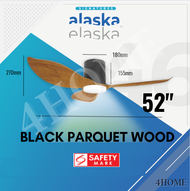 Alaska Hyson Hydson DC Ceiling Fan 3Blades Tri-Tone LED 46Inch 52Inch