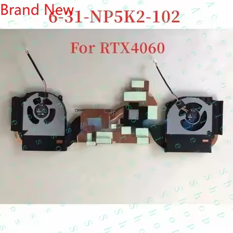 PP+ Brand New 6-31-NP5K2-102 Original for GIGABYTE G5 KF RTX 4060 COOLING FAN HEATSINK