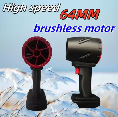 64mm 1100W Air Gun Turbo Jet Fan Violent Fan Car Wash Snow Removal Air Dryer for Makita/DeWalt/Milwa
