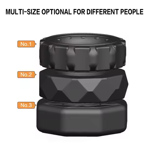 Zero Degree Liquid Silicone Cock Ring for Men Soft Adjustable Delay Ring with Grip Texture Adult Int