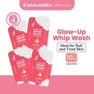 iWhite Korea Facial Whip Wash Power Brightening Sachet 10ml - (Bundle of 4)