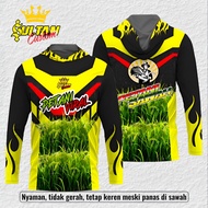 Jersey Petani Muda Kaos Petani Full Printing Lengan Panjang