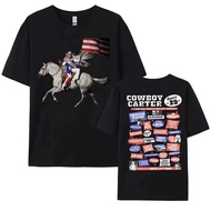 Beyonce Cowboy Carter Album Baru T-shirt Lelaki Wanita Vintage Kapas Lengan Pendek T-Shirt Pakaian F